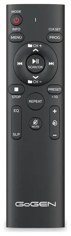 GoGEN GOG-CDM490BTDABS Bluetooth auto stereo sistēma
