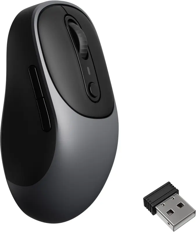 Keychron BM24-C61 PAW3212 Metāla Pelēks -