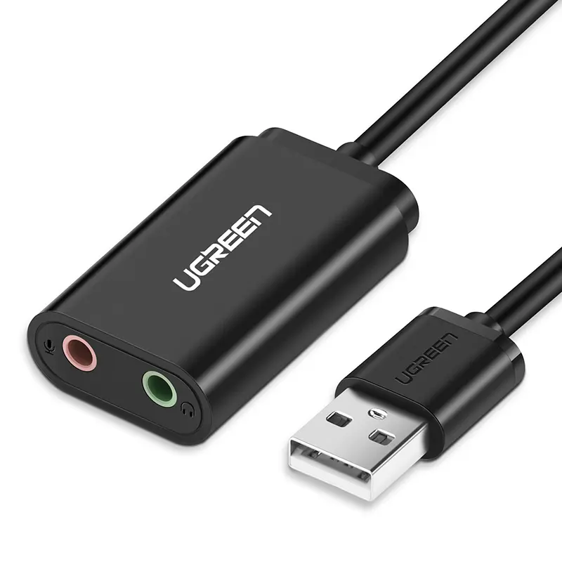 Ārējās skaņas kartes adapters USB 2