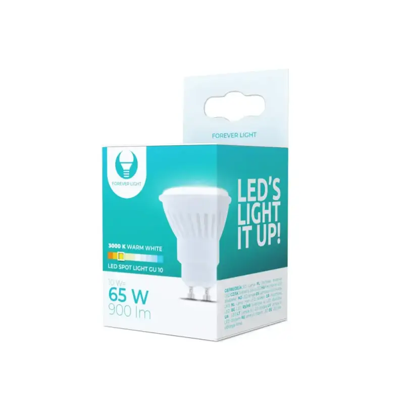 LED bulb GU10 10W 230V 3000K