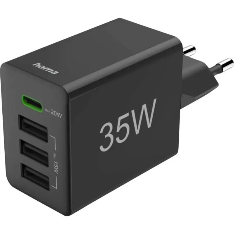 Hama 35W PD/QC lādētājs – 1x