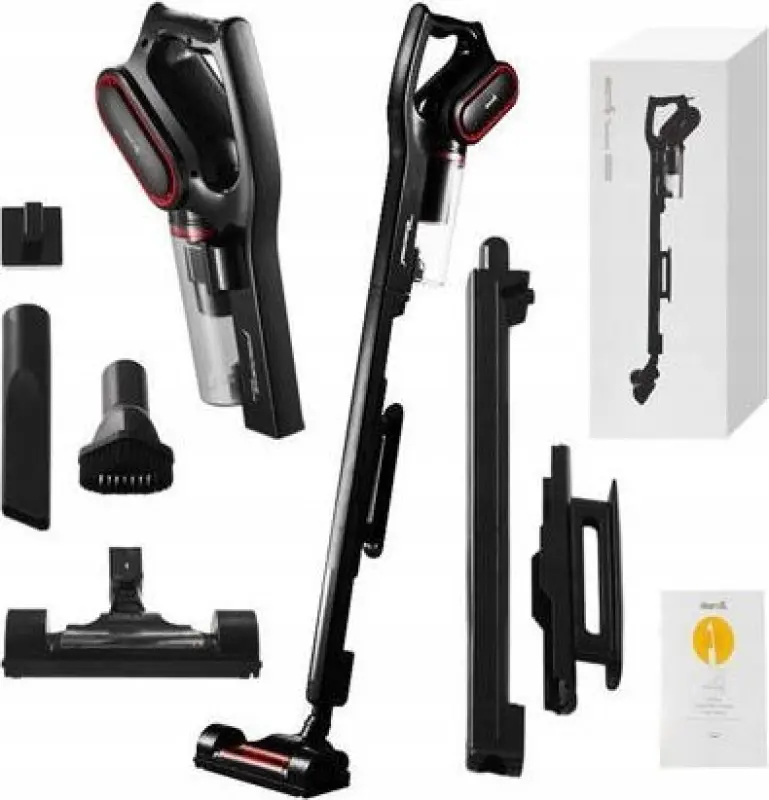 Deerma DX700 PRO Vertikālais putekļsūcējs, melns