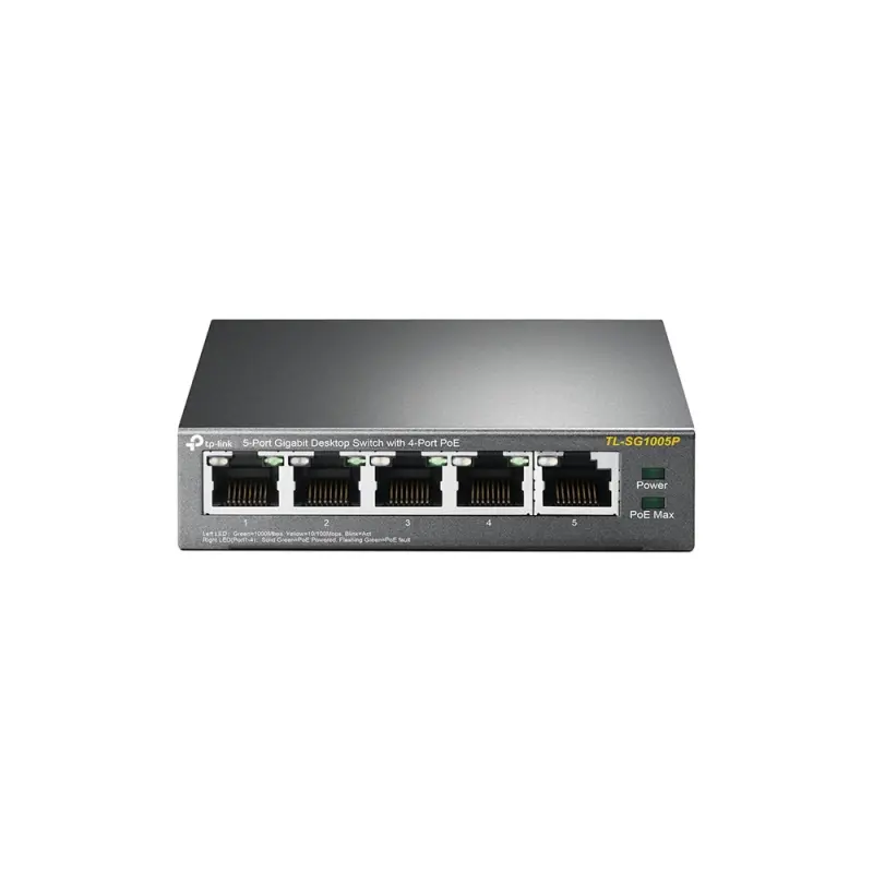 TP-Link 5-portu Gigabit galda PoE slēdzis