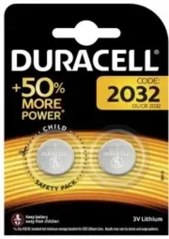 Duracell DL2032 3V Litija 2 iepakojums