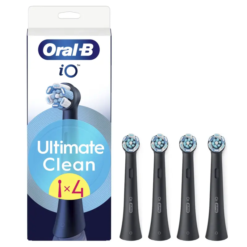ORAL-B iO UltimateClean Black 4-pack -