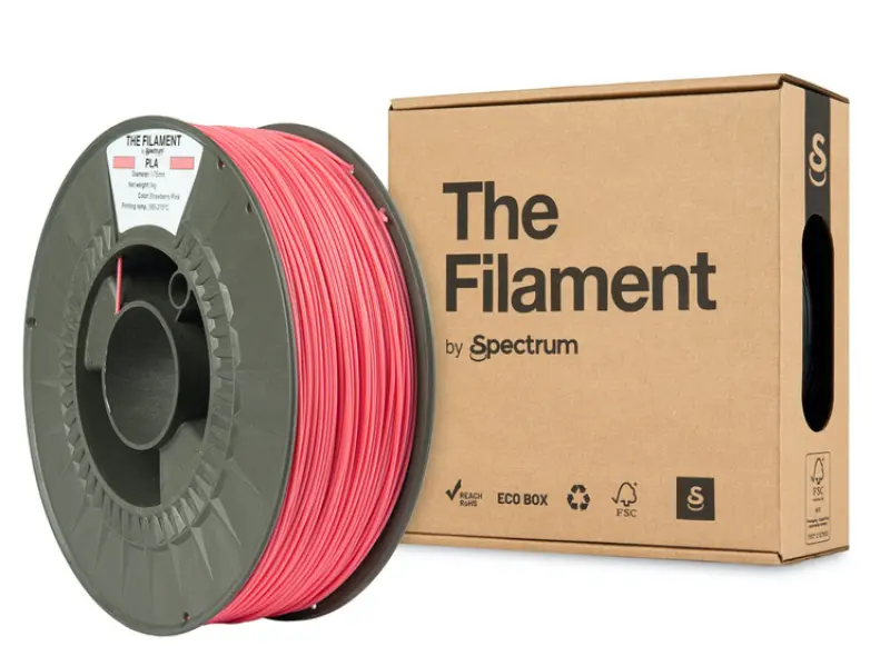 THE FILAMENT SPECTRUM PLA Zemeņu Rozā