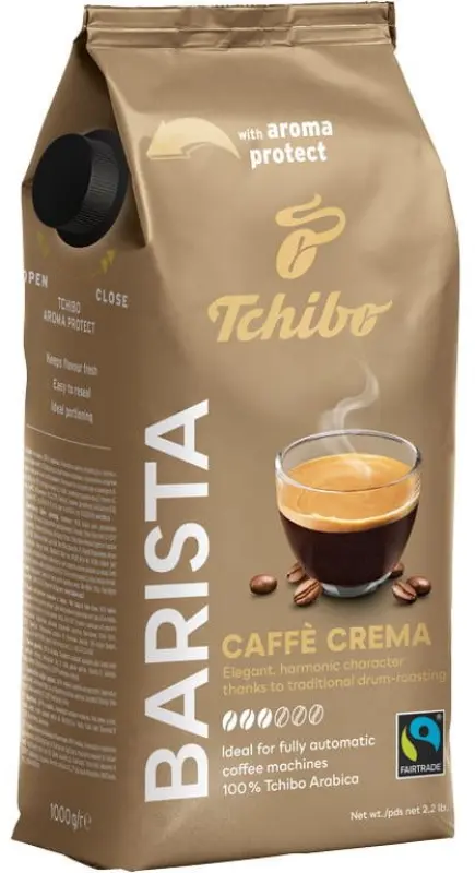 Kafijas pupiņas Tchibo Barista Caffe Crema