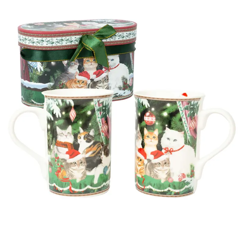 HOME4YOU Krūzes MIA CATS H10,5cm