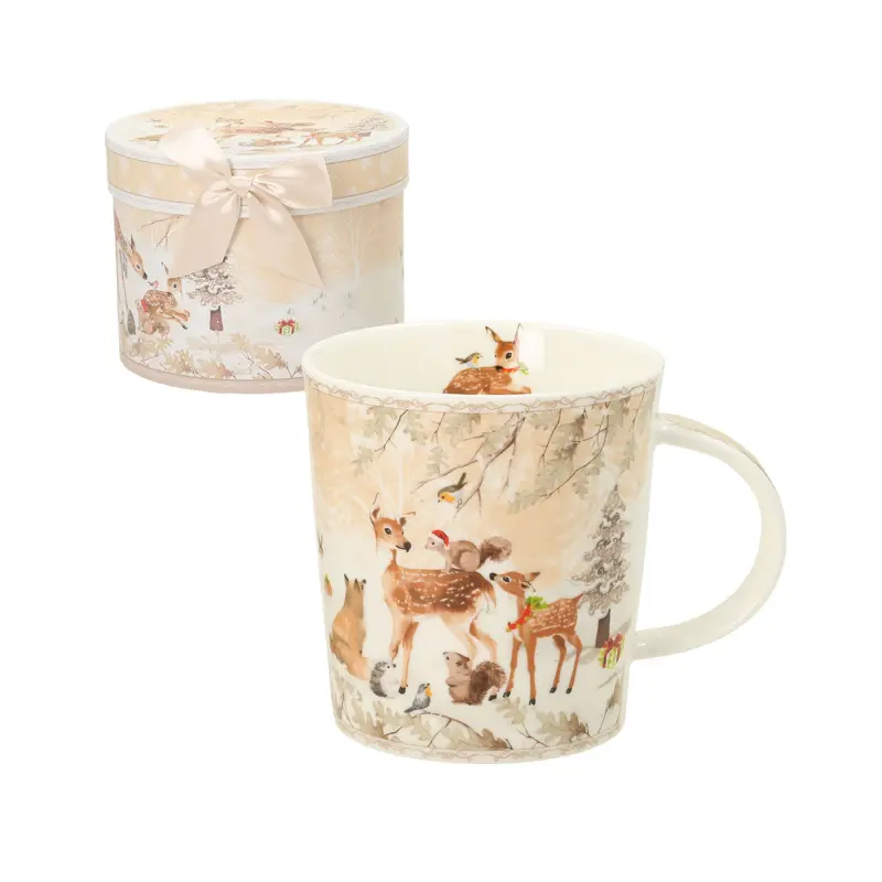 HOME4YOU Krūze MIA DEER H9,5cm