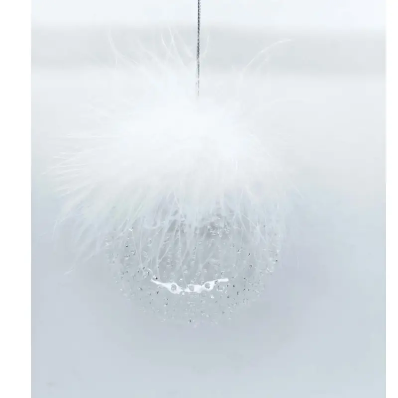 HOME4YOU Ziemassvētku rotājums JOY FLUFFY D8cm