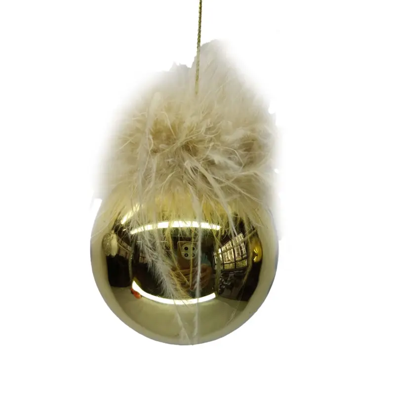 HOME4YOU Ziemassvētku rotājums JOY GOLDY D8cm