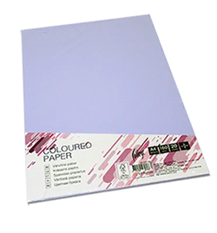 Krāsains kartons College A4, 160g/m², 20