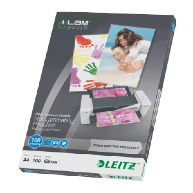 Laminēšanas plēves Leitz UDT A4, 100mikr