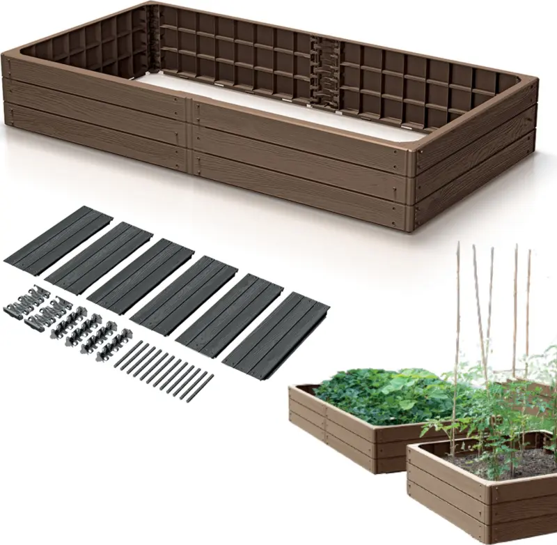 Prosperplast Dārza gulta Base Woody 1492x756mm