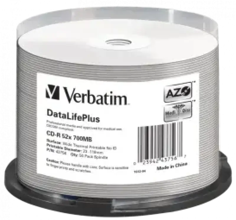 Matricas CD-R Verbatim 700MB 1x-52x DataLifePlus