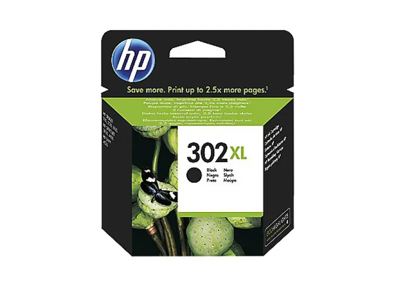 HP No. 302XL Black F6U68AE -