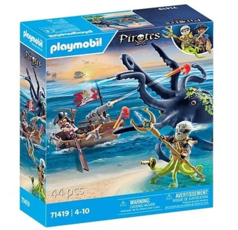 PLAYMOBIL PIRATES Cīņa ar milzu astoņkāji