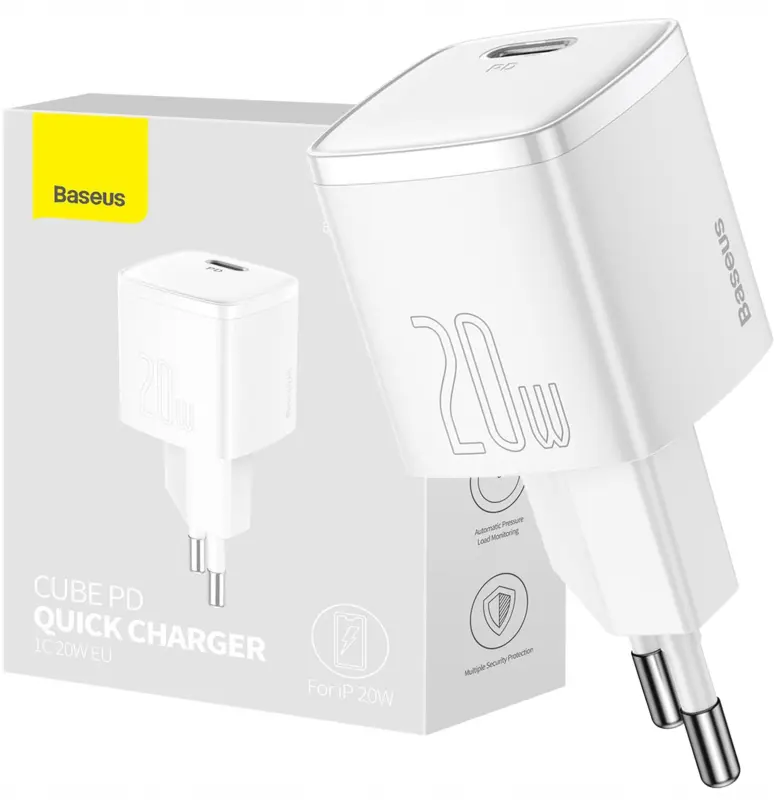 Baseus tīkla lādētājs Cube 20W PD