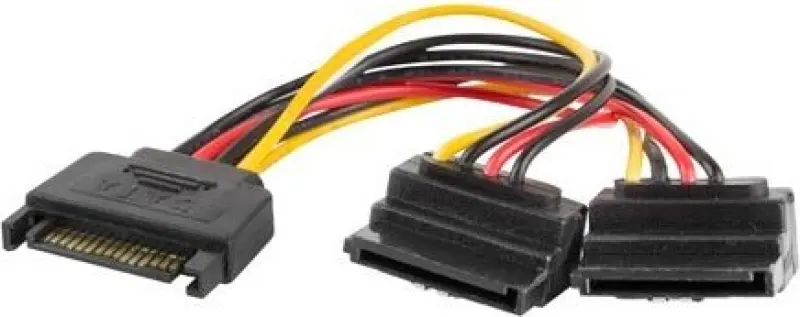 Lanberg SATA 15‑pin - SATA 15‑pin