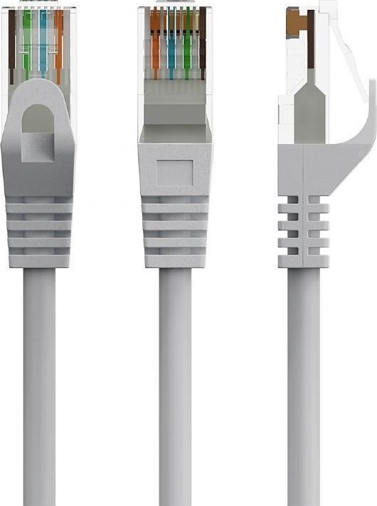 Gembird GEMBIRD Patchcord kat.6 UTP 5m tīra vara pelēks krāsa