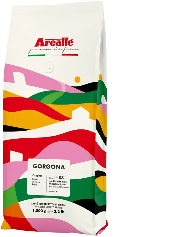 ARCAFFE Arcaffè Gorgona kafijas pupiņas, 1