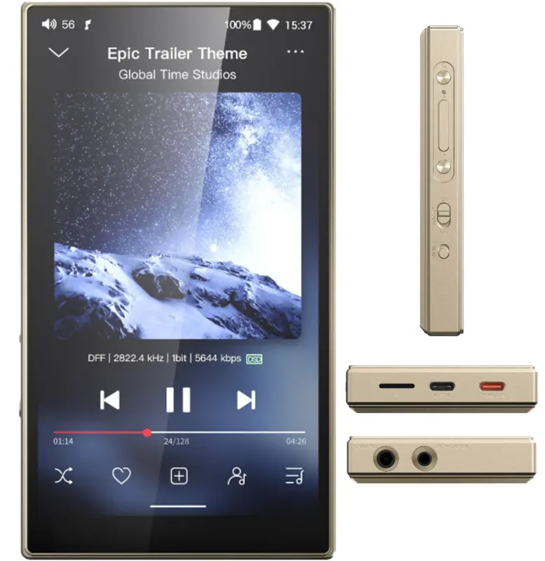 FiiO Pārnēsājams audio atskaņotājs M21 Titanium