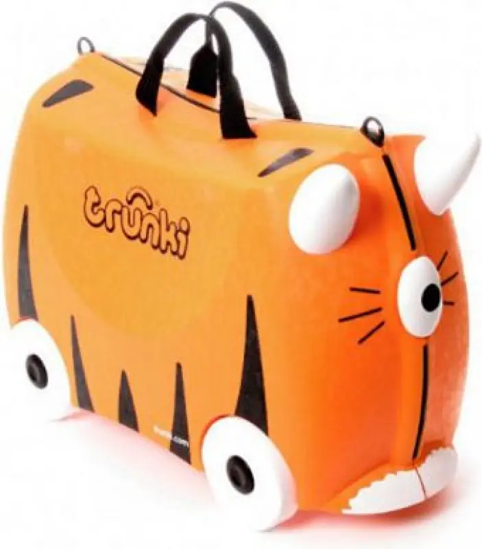 Trunki ratiņu koferis braukšanai Tīģeris Tipu
