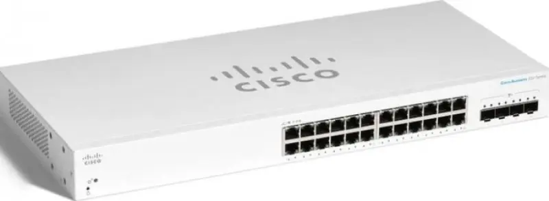 Cisco tīkla slēdzis CBS220-24T-4G, 24x GbE