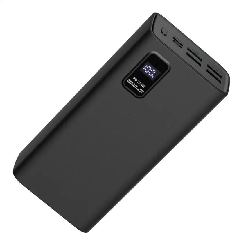 Portatīvais akumulators Platinet PMPB30WQC728B 30000mAh Melns