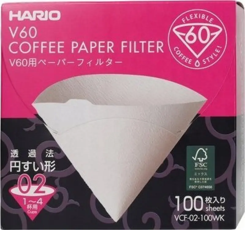 Hario Hario - baltas papīra filtri