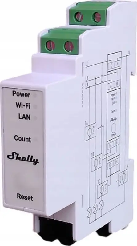 Shelly Pro 3EM CT63 - SHELLY-PRO-3EM-CT63