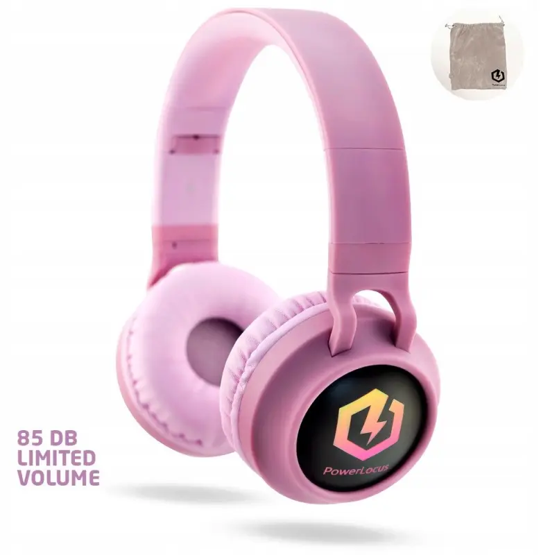 Austiņas PowerLocus Bluetooth Headphones Buddy Kids