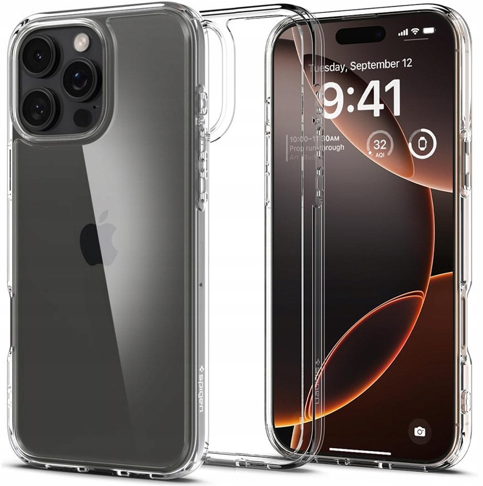 Spigen Ultra Hybrid Kristāla Skaidrs Aizsargkārta iPhone 17