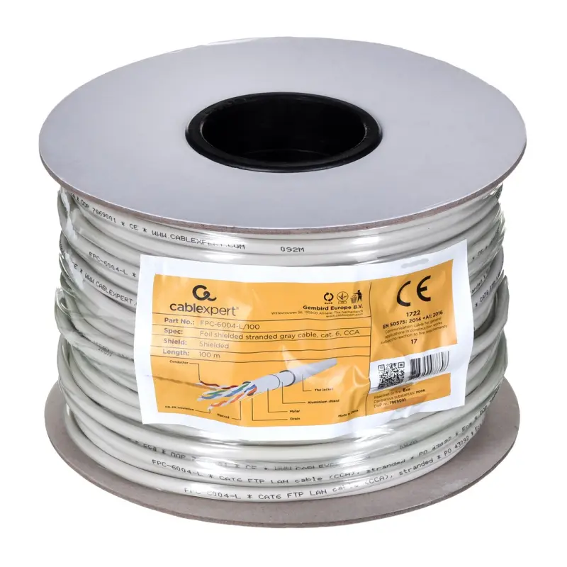 Gembird CAT6 FTP 100m tīkla kabeļa