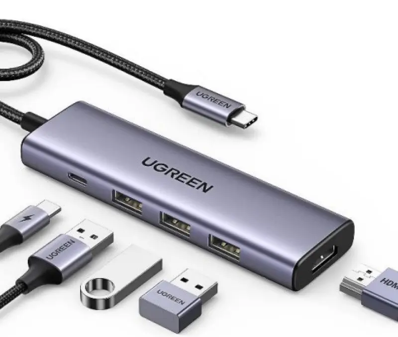 Ugreen 15596 portu paplašinātājs/laptop doks ar