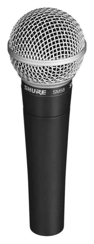 Shure SM58 Melna Skatuves un Uzstāšanās