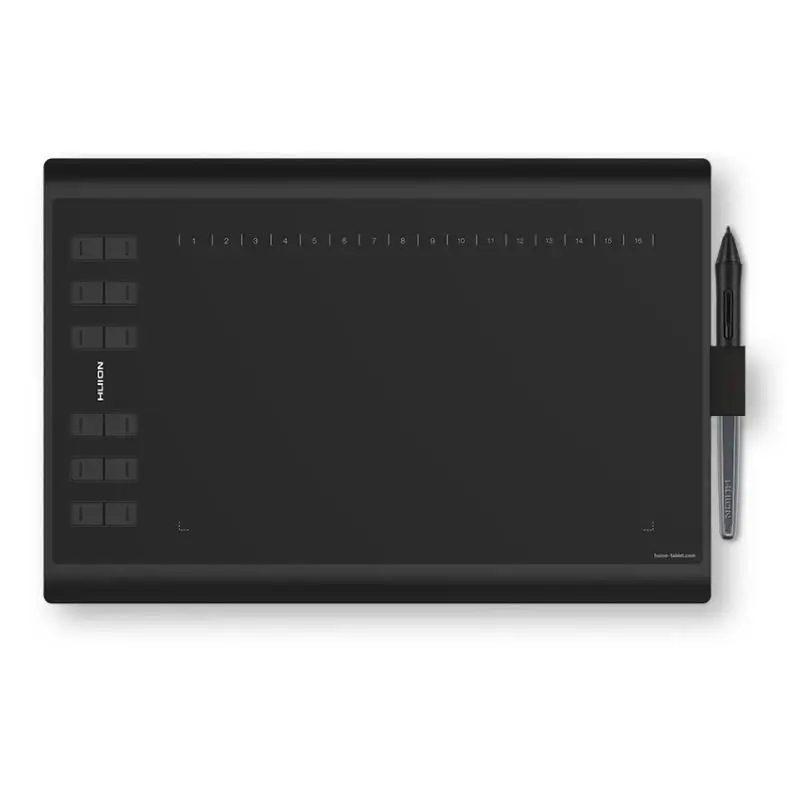 HUION H1060P zīmēšanas planšete, 5080 lpi