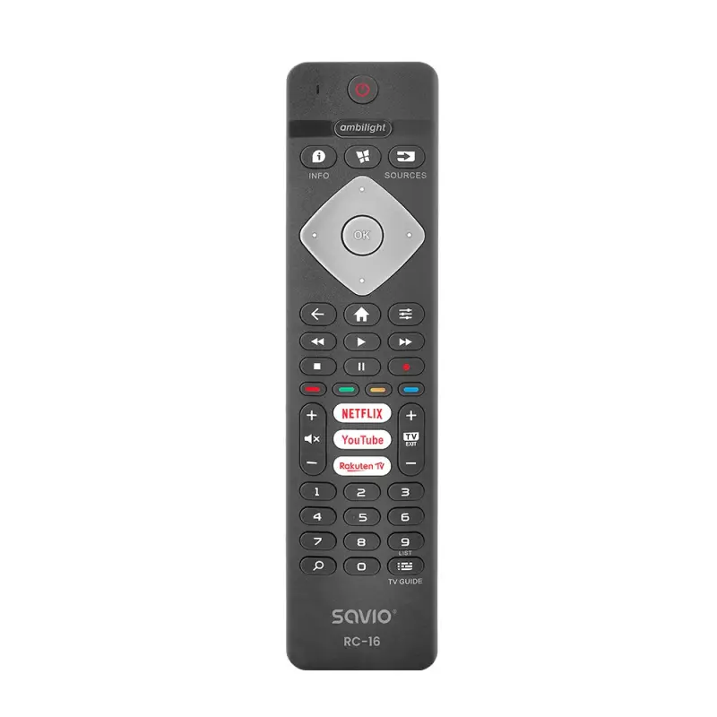 Savio universālais tālvadības pults/rezerves Philips TV