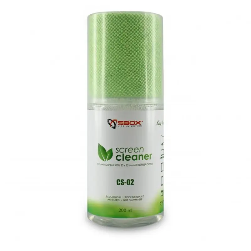 Sbox CS-02 Screen Cleaner 200ml -