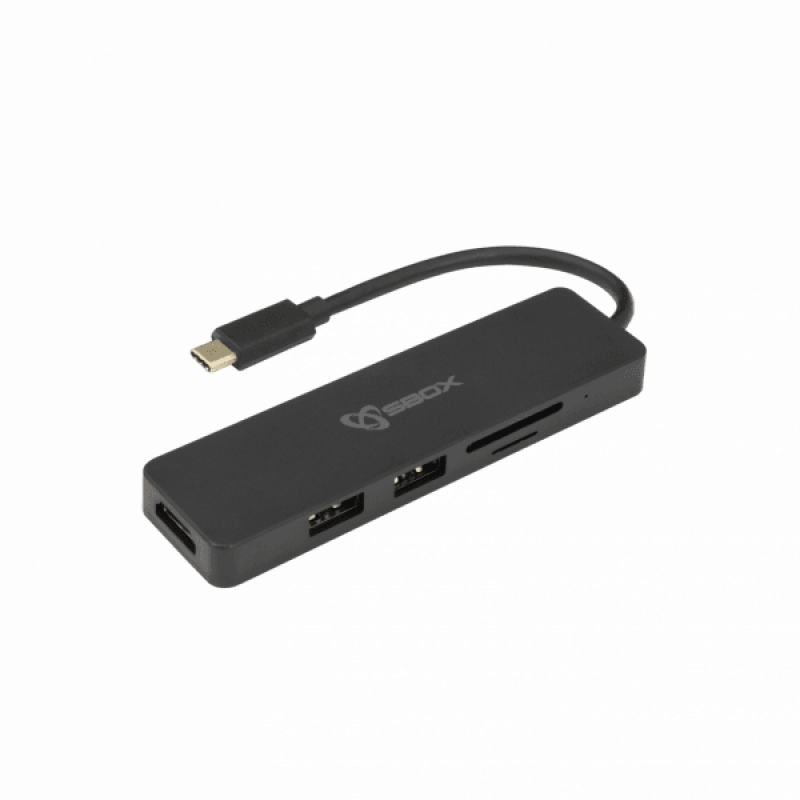 Sbox TCA-51 USB Type-C->HDMI/USB-3.0/SD+TF -