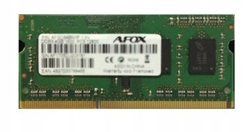 AFOX SO-DIMM DDR3 8GB atmiņas modulis