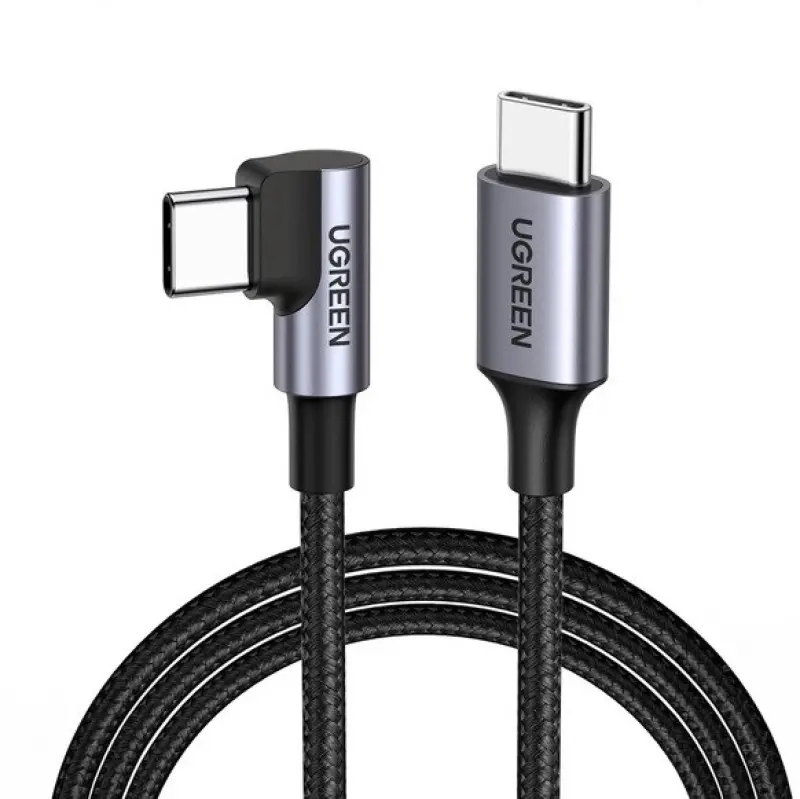 Ugreen USB-C (tieši) / USB-C (leņķī)