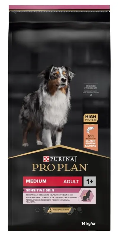 Purina Medium Adult Sensitive Skin Suņu