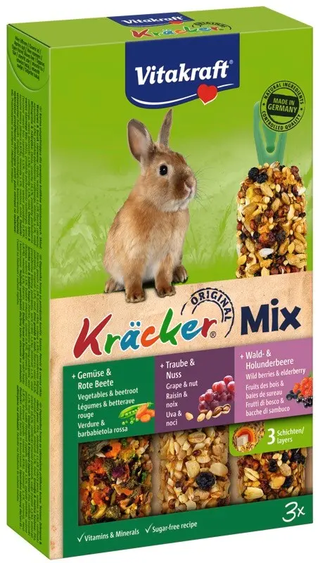 VITAKRAFT KRACKER Meža ogas, valrieksti un