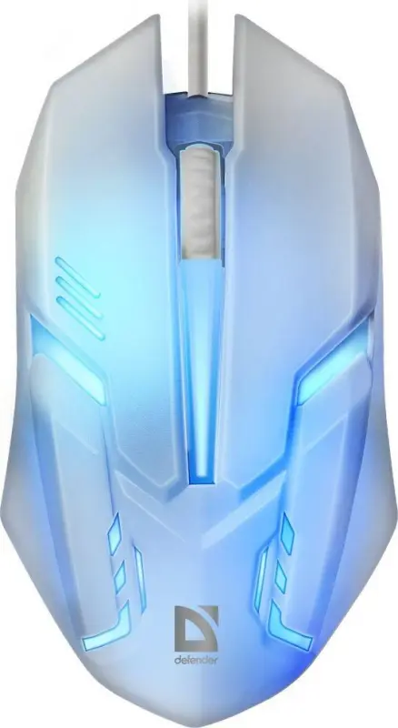 MOUSE DEFENDER CYBER MB-560L BALTA 7-krāsu