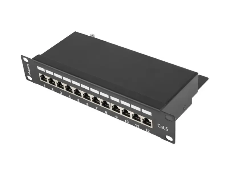 Lanberg PPF6-9012-B pieslēgvietu panelis - SZALAEPAN0023