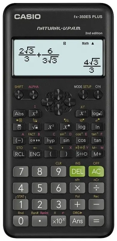 CASIO Zinātniskais kalkulators FX-350ESPLUS-2 Melns, 12
