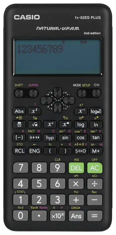 CASIO FX-82ESPLUS-2 Zinātniskais kalkulators, 252 funkcijas