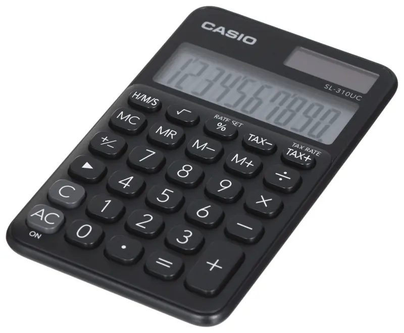CASIO Kalkulators kabatā SL-310UC-BK Melns, 10
