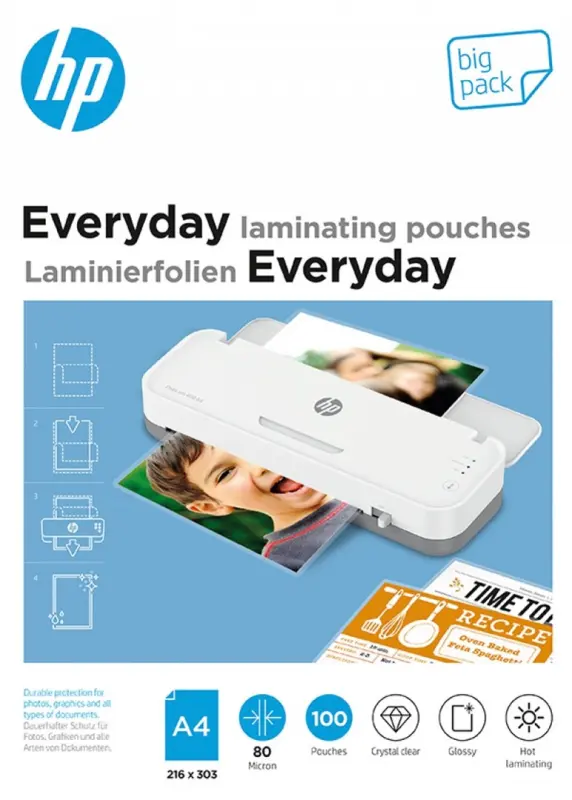 HP Ikdienas laminēšanas plēve A4, 100